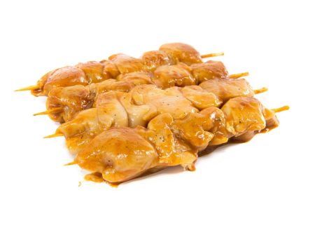 3 Skewers Marinated Chicken Breast  with Garlic and light yogurt 300g Fashion