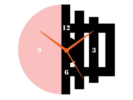 Wall Clock Metal Powder Coated (Acrylic & MDF cutting) Online