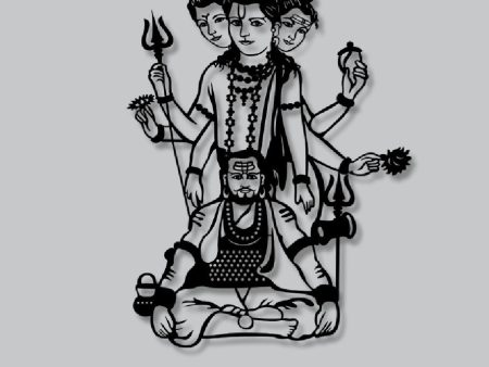 2D Modern Art Aadesh BaBa  & Dattatreya Swamy Laser cutting For Sale