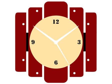 Wall Clock Metal Powder Coated (Acrylic & MDF cutting) Online