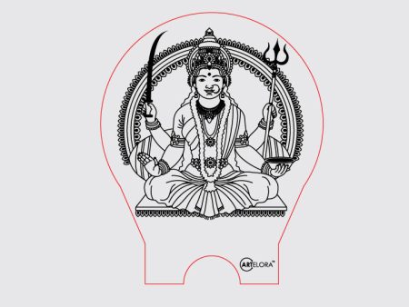 Laser Engraving Santoshi mata For Discount