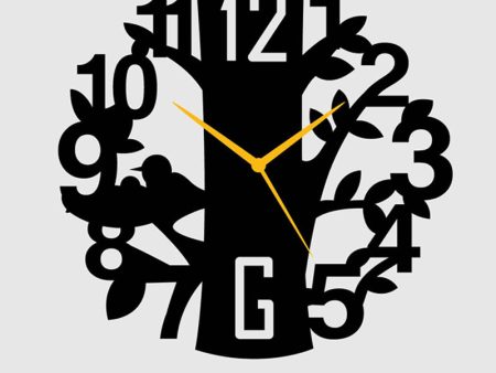 Wall Clock Tree Fashion