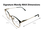 Signature Mandy MAX in Black-Silver For Sale