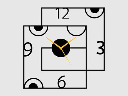 Wall Clock Square For Sale