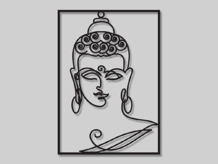 2D Modern Art budha Laser cutting Online Hot Sale