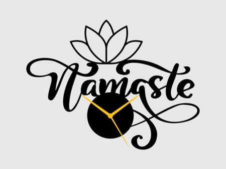 Wall Clock Namaste Sale