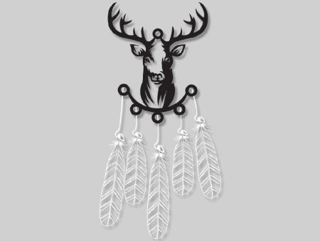 2D Modern Art Car Hanging Deer Online Sale