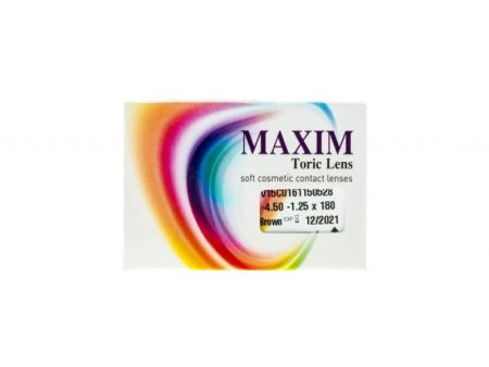 Maxim Colour Toric for Astigmatism Correction (Bi-Monthly) 2 Pack Supply